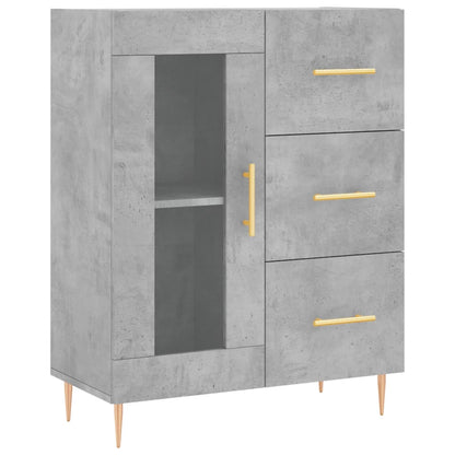 Skap Betonggrå 69,5x34x180 cm