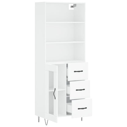Skap Hvit 69,5x34x180 cm