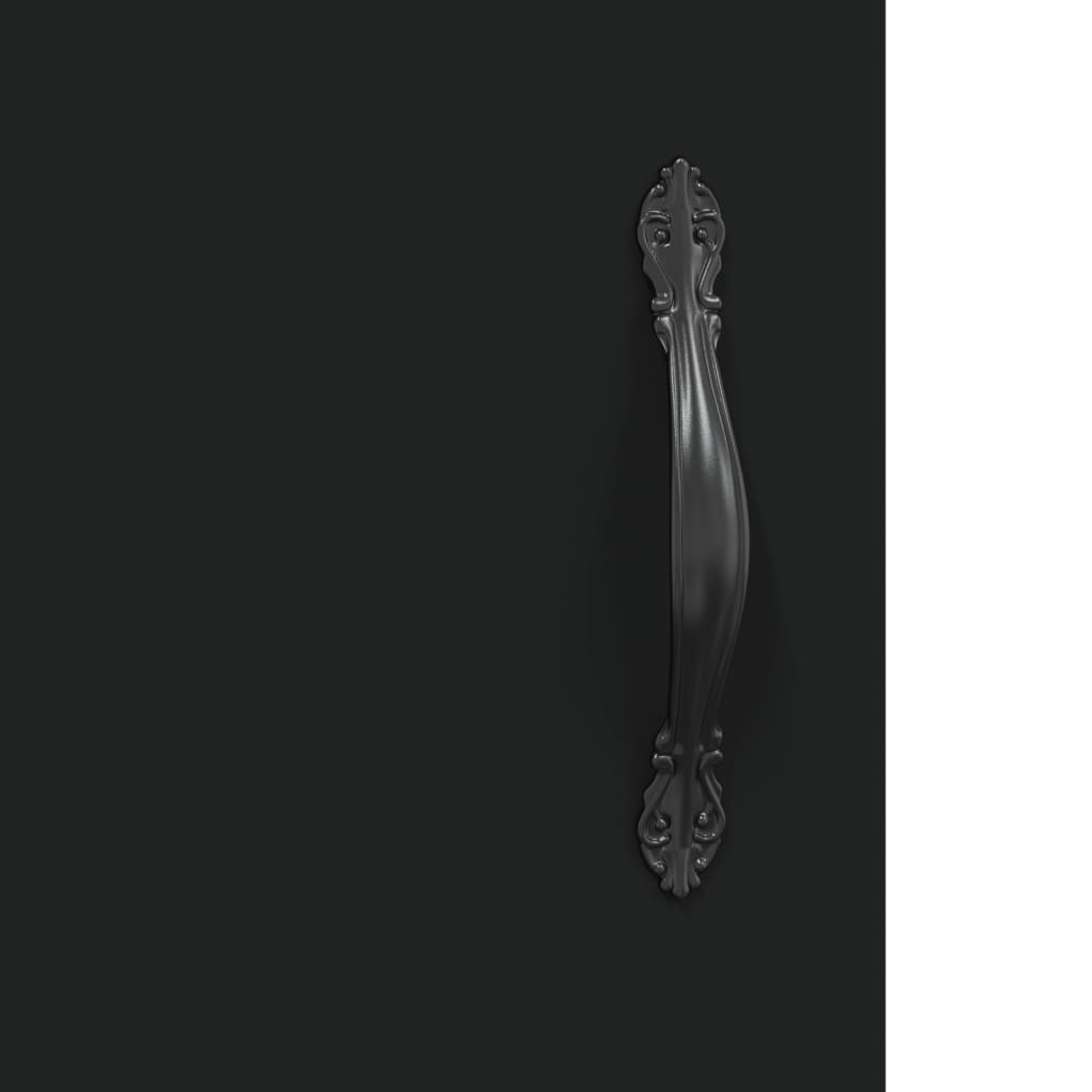 Skap Svart 69,5x34x180 cm