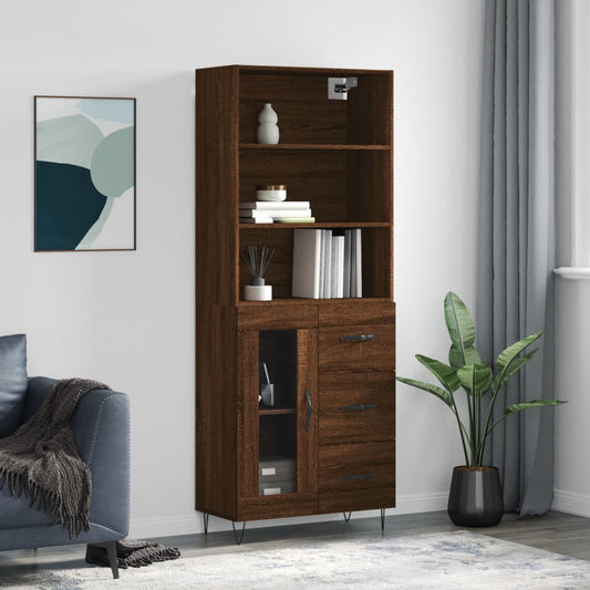 Skap Brun Eik 69,5x34x180 cm
