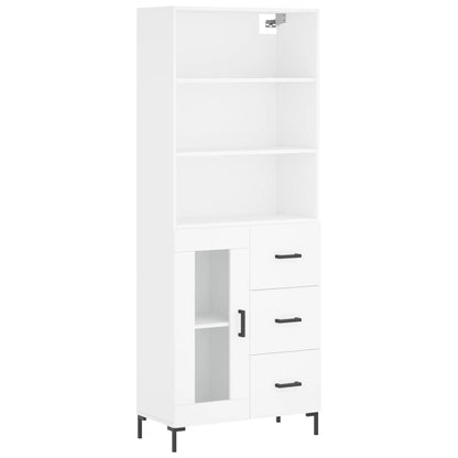 Skap Hvit 69,5x34x180 cm