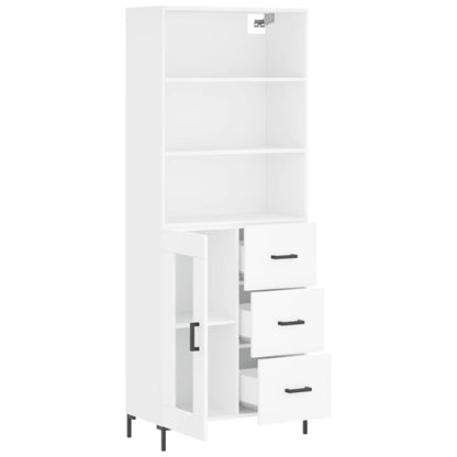 Skap Hvit 69,5x34x180 cm