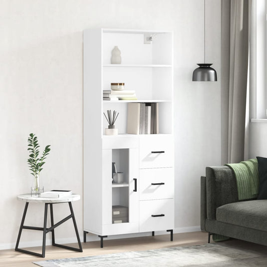 Skap Hvit 69,5x34x180 cm