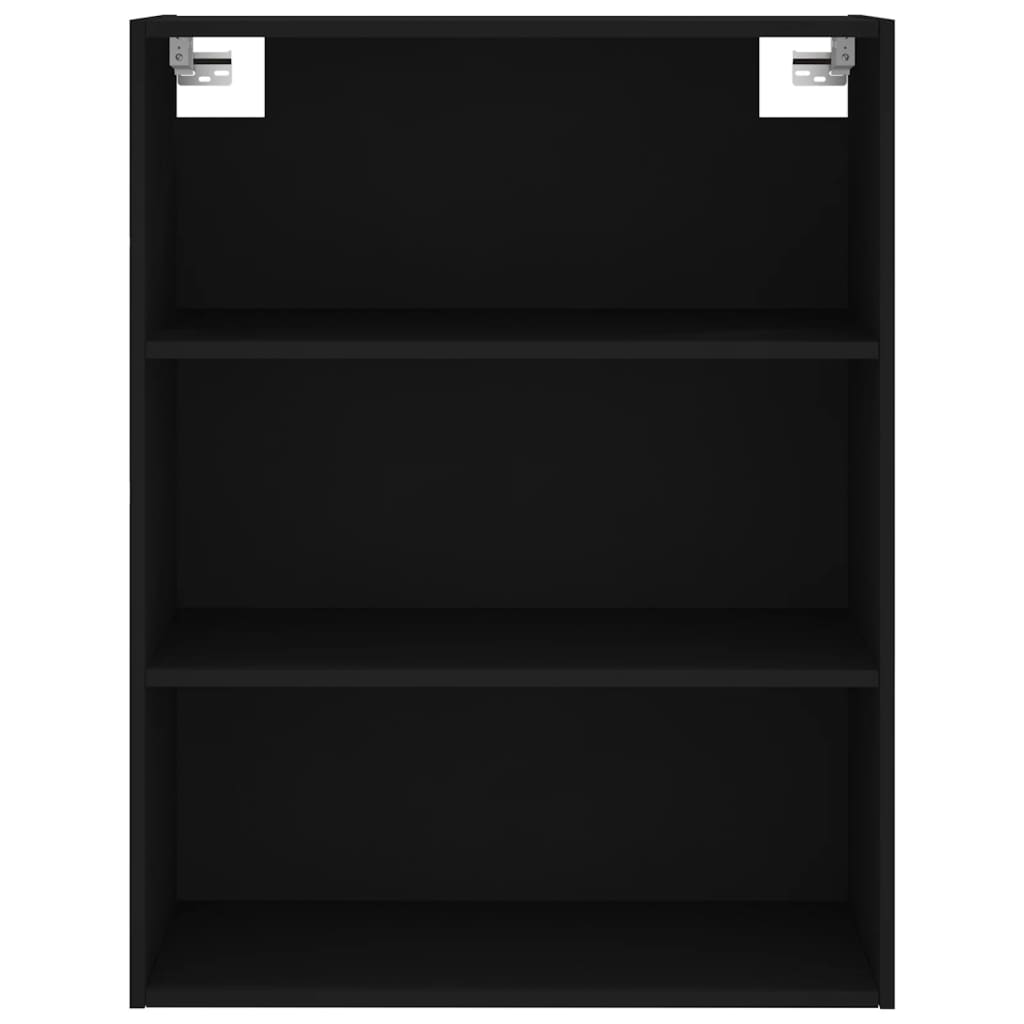 Skap Svart 69,5x34x180 cm
