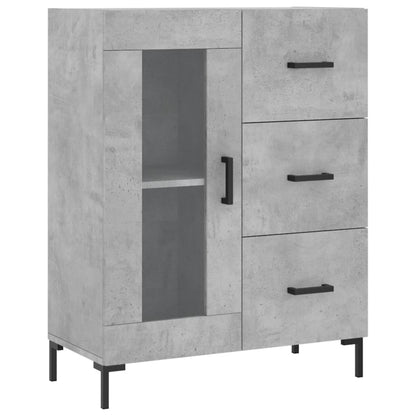 Skap Betonggrå 69,5x34x180 cm