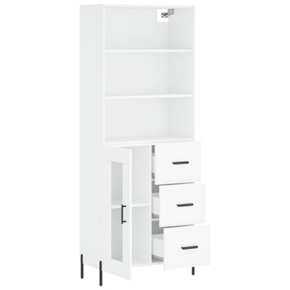 Skap Hvit 69,5x34x180 cm