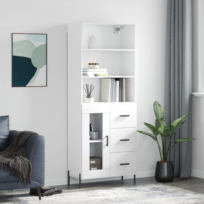 Skap Hvit 69,5x34x180 cm