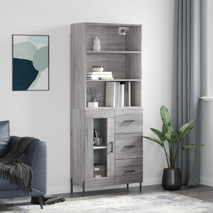 Skap Sonoma Grå 69,5x34x180 cm