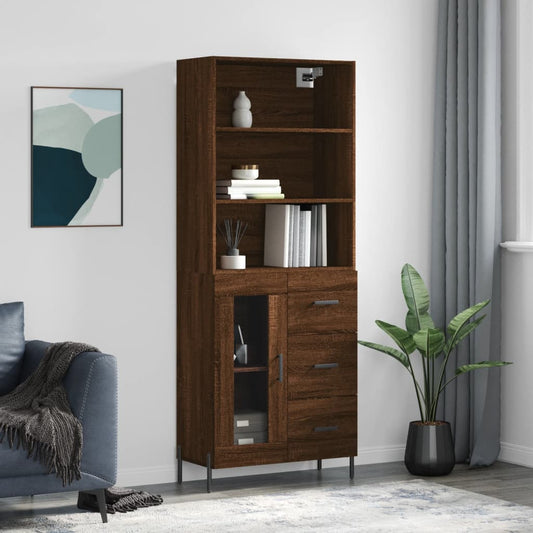 Skap Brun Eik 69,5x34x180 cm