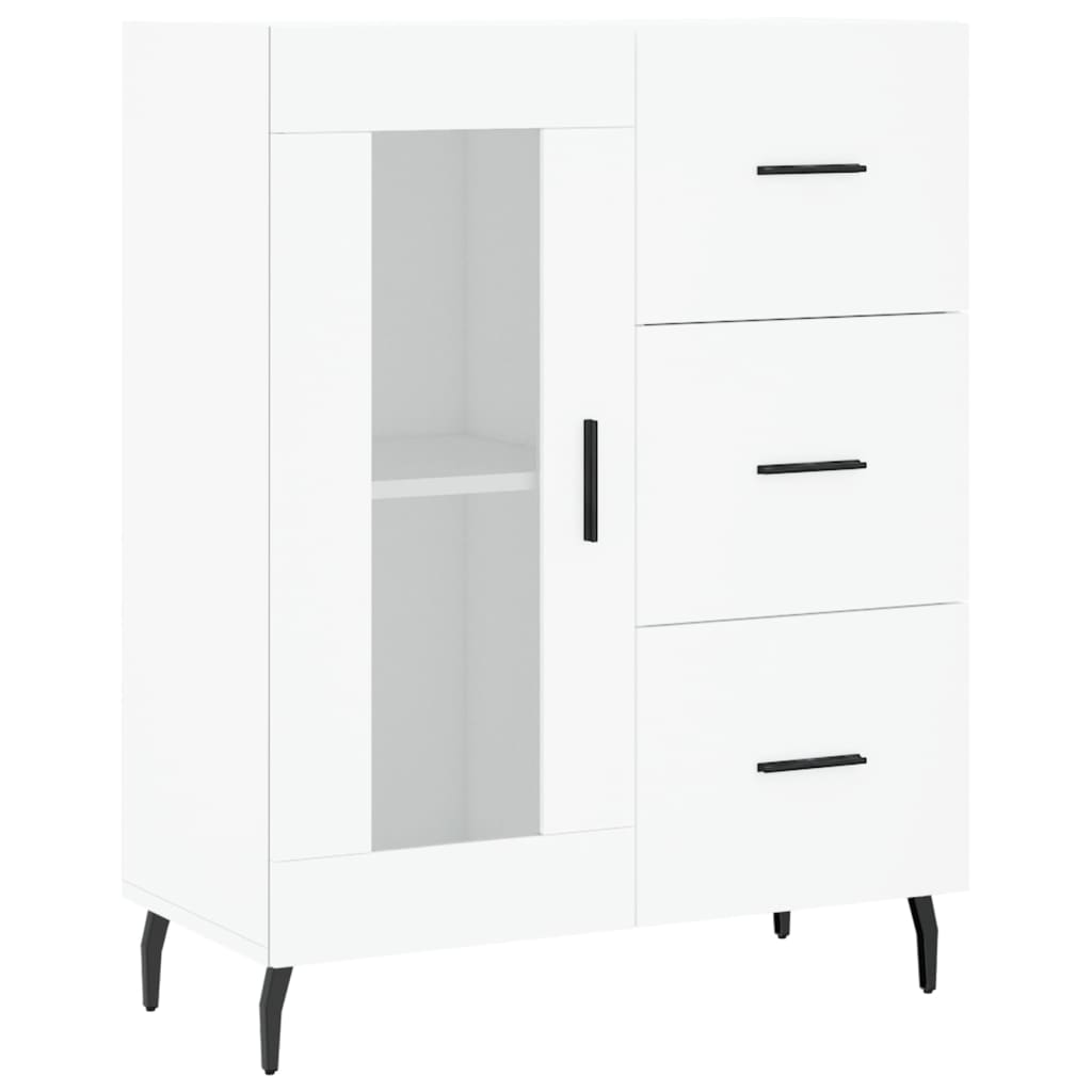 Skap Hvit 69,5x34x180 cm