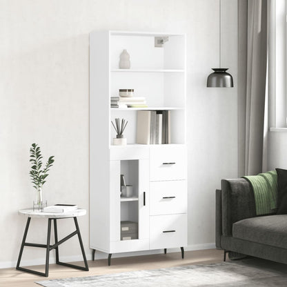 Skap Hvit 69,5x34x180 cm