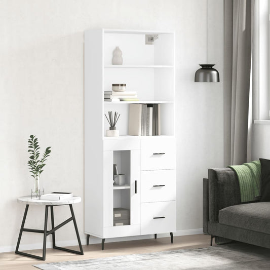 Skap Hvit 69,5x34x180 cm