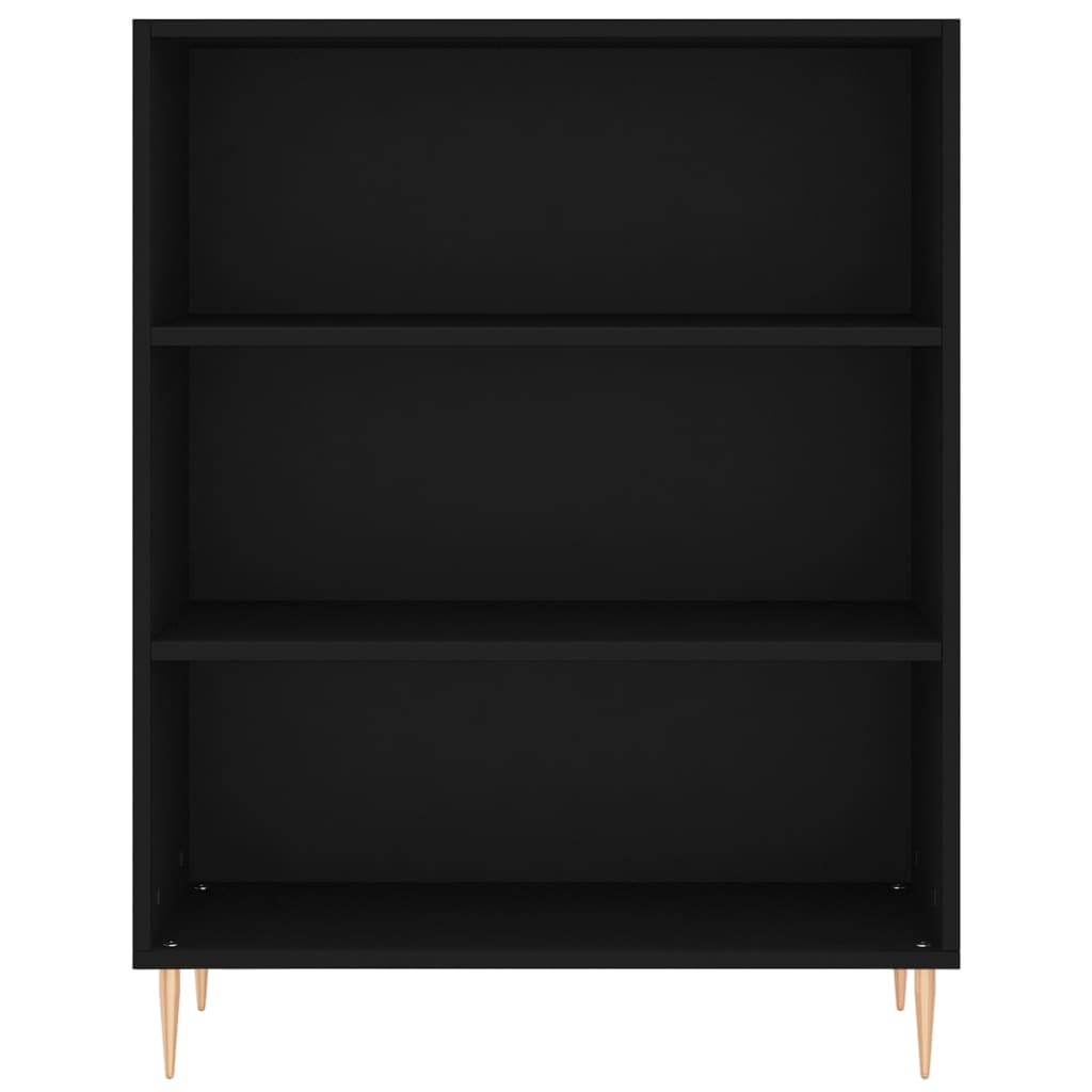 Skap Svart 69,5x32,5x180 cm