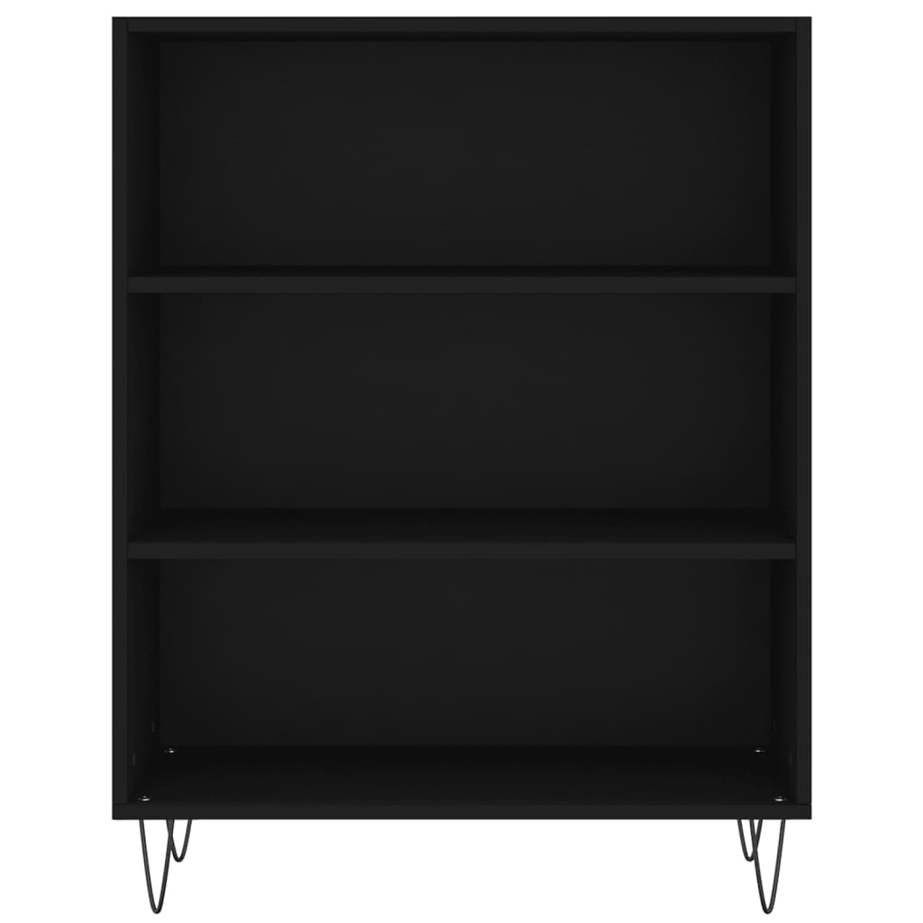 Skap Svart 69,5x32,5x180 cm