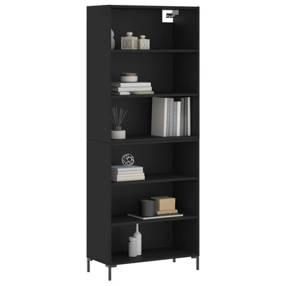 Skap Svart 69,5x32,5x180 cm