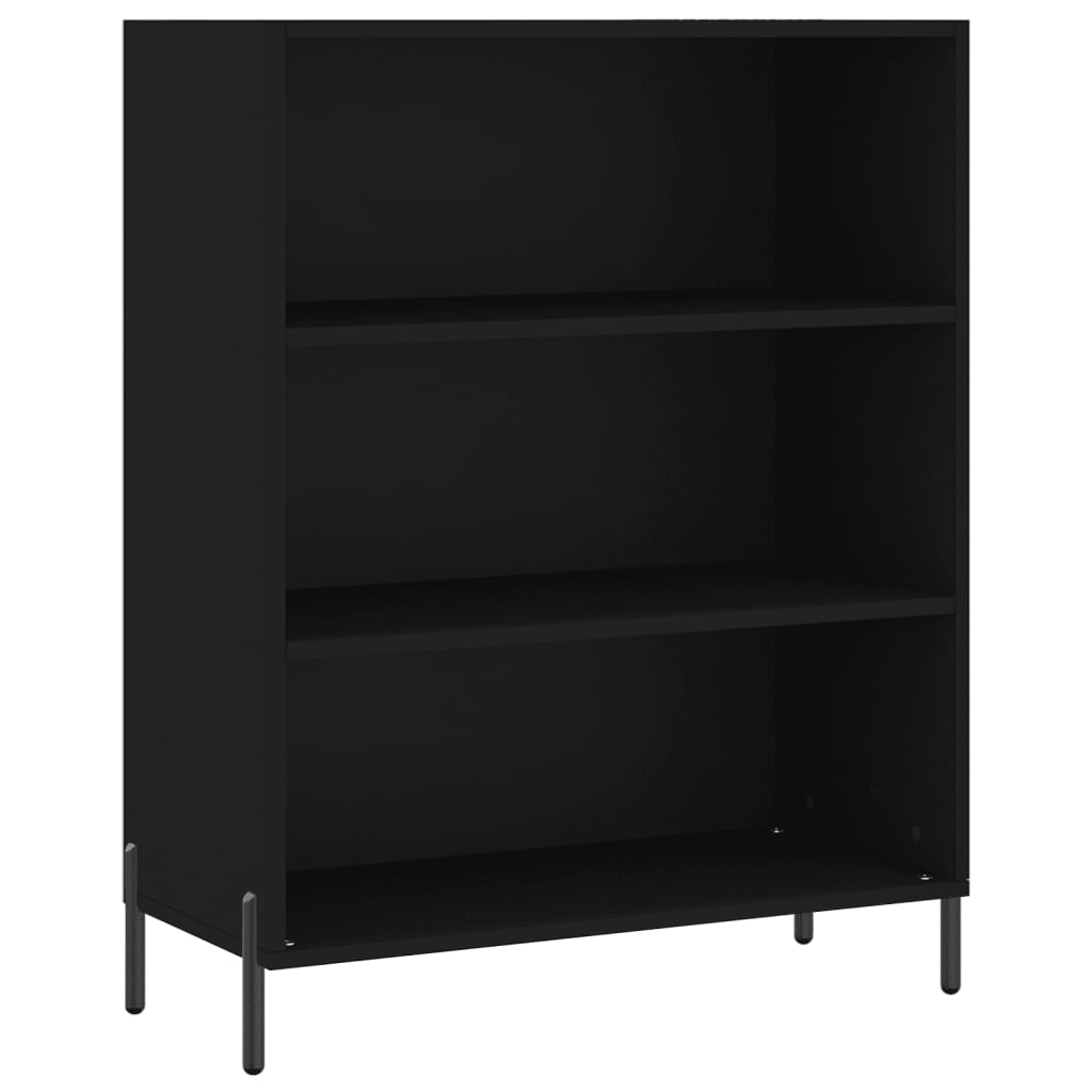 Skap Svart 69,5x32,5x180 cm