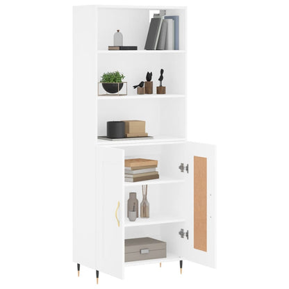 Skap Hvit 69,5x34x180 cm
