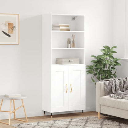 Skap Hvit 69,5x34x180 cm