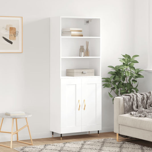 Skap Hvit 69,5x34x180 cm