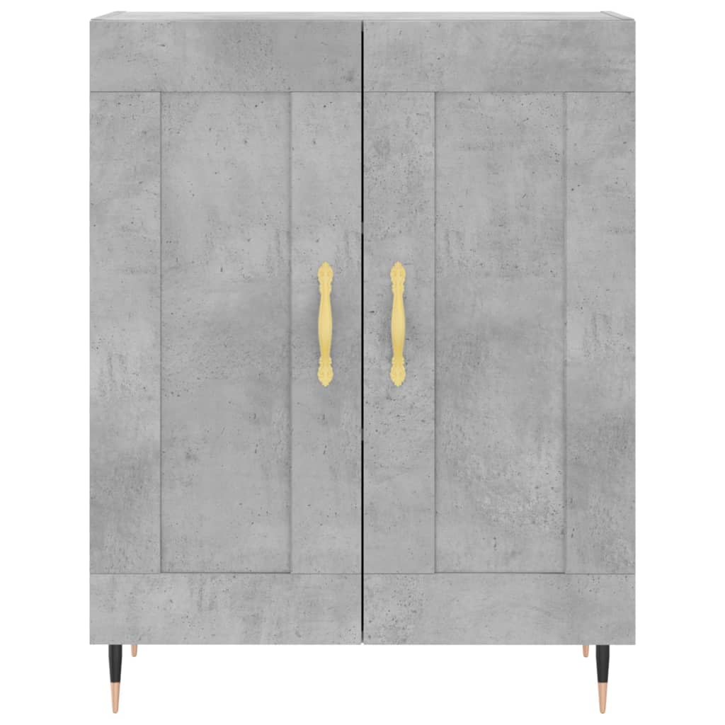 Skap Betonggrå 69,5x34x180 cm