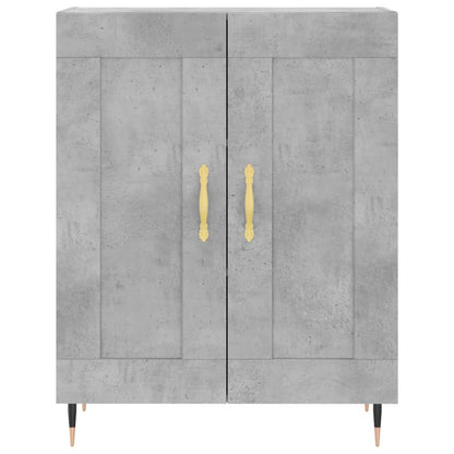 Skap Betonggrå 69,5x34x180 cm