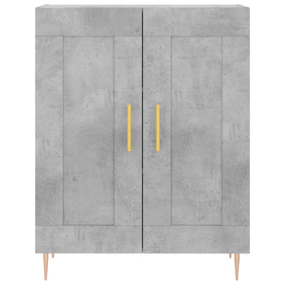 Skap Betonggrå 69,5x34x180 cm