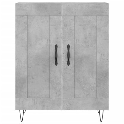Skap Betonggrå 69,5x34x180 cm