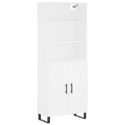 Skap Hvit 69,5x34x180 cm
