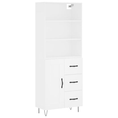 Skap Hvit 69,5x34x180 cm
