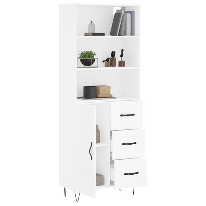 Skap Hvit 69,5x34x180 cm