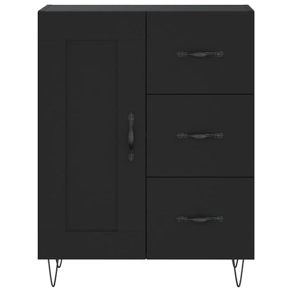 Skap Svart 69,5x34x180 cm