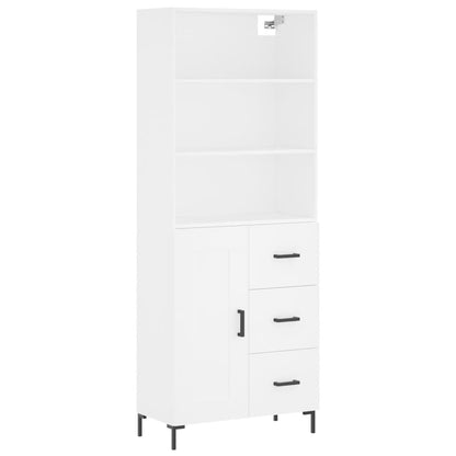 Skap Hvit 69,5x34x180 cm