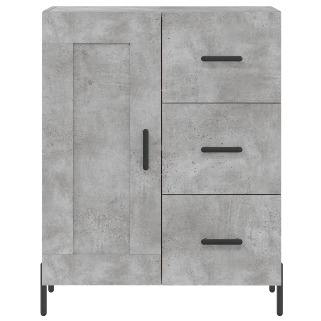 Skap Betonggrå 69,5x34x180 cm