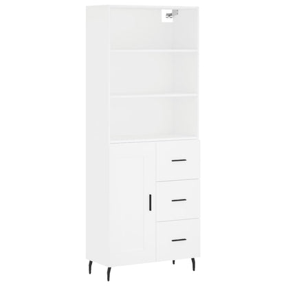 Skap Hvit 69,5x34x180 cm