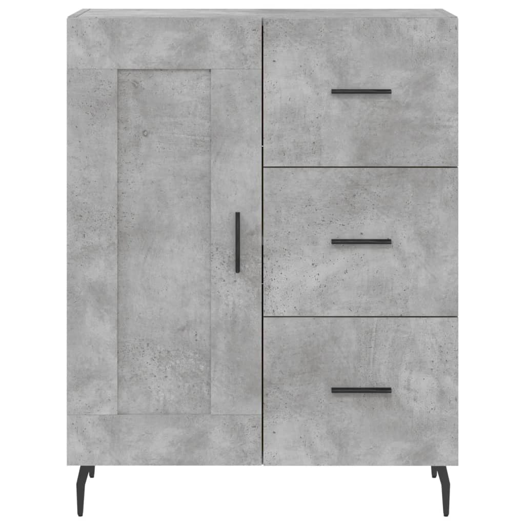 Skap Betonggrå 69,5x34x180 cm