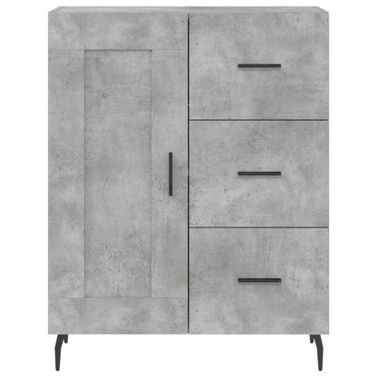 Skap Betonggrå 69,5x34x180 cm