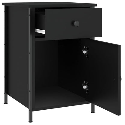 Nattbord Sengbord Svart 40x42x60 cm