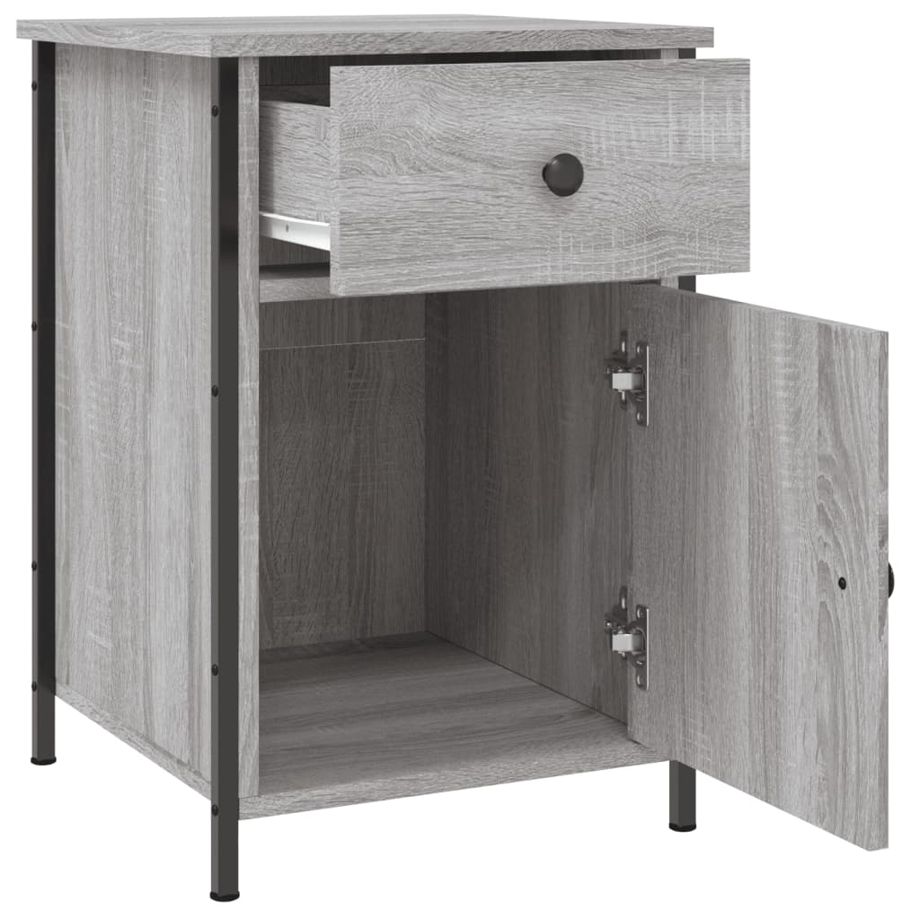 Nattbord Sengbord Sonoma Grå 40x42x60 cm