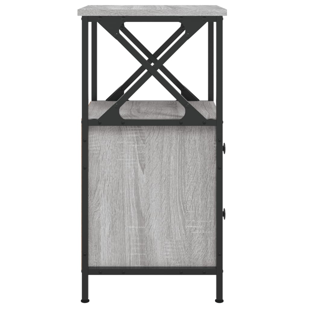 Nattbord Sengbord Sonoma Grå 34x35,5x70 cm