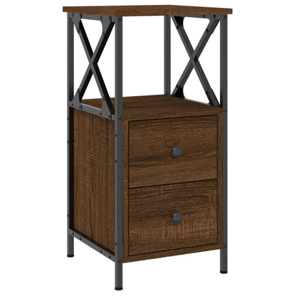 Nattbord Sengbord Brun Eik 34x35,5x70 cm