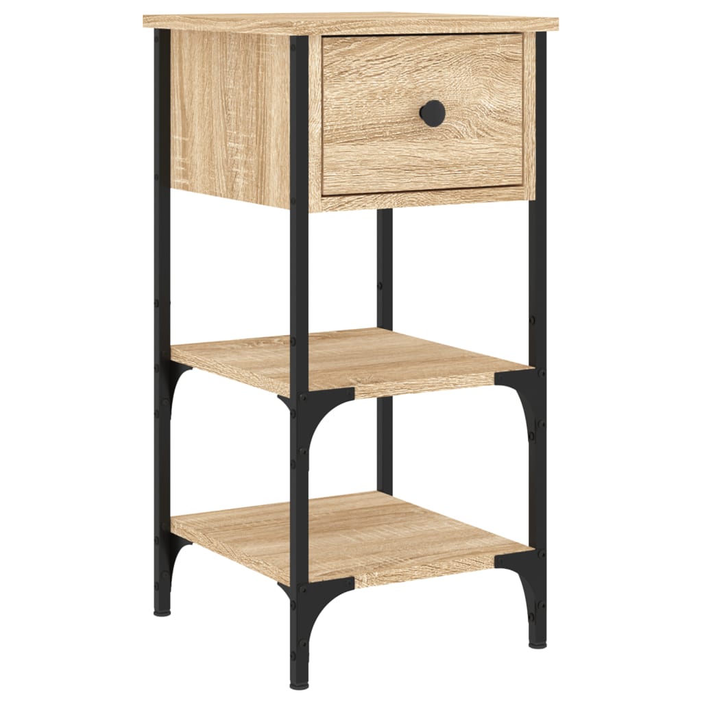 Nattbord Sengbord Sonoma Eik 34x36x70 cm