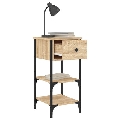 Nattbord Sengbord Sonoma Eik 34x36x70 cm