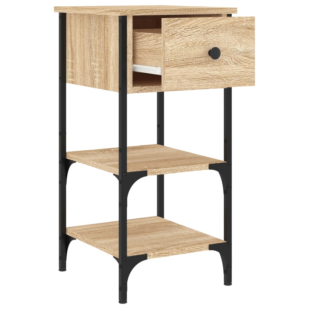 Nattbord Sengbord Sonoma Eik 34x36x70 cm