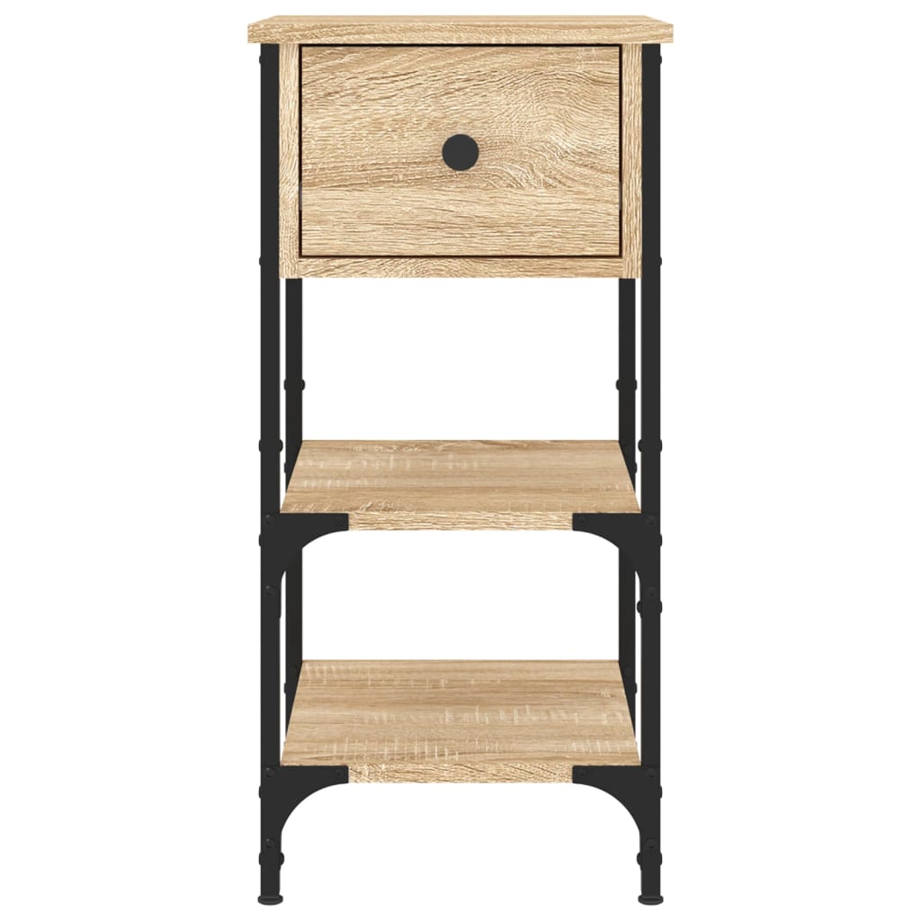 Nattbord Sengbord Sonoma Eik 34x36x70 cm
