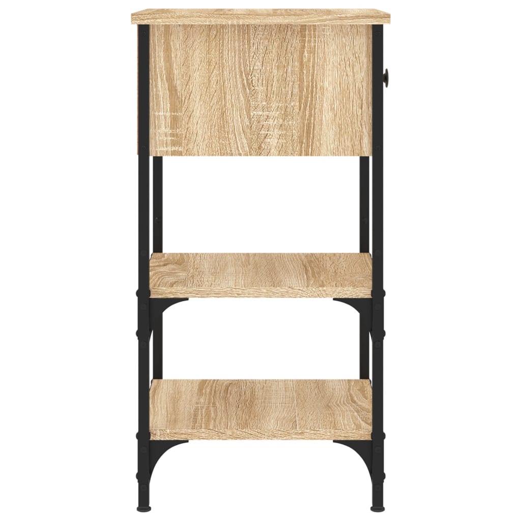 Nattbord Sengbord Sonoma Eik 34x36x70 cm