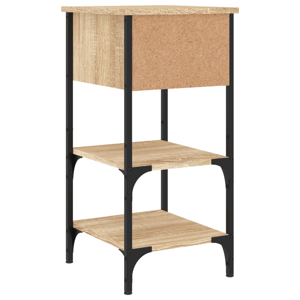 Nattbord Sengbord Sonoma Eik 34x36x70 cm