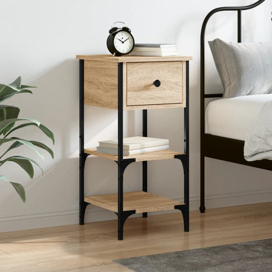 Nattbord Sengbord Sonoma Eik 34x36x70 cm