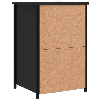 Nattbord Sengbord Svart 40x36x60 cm