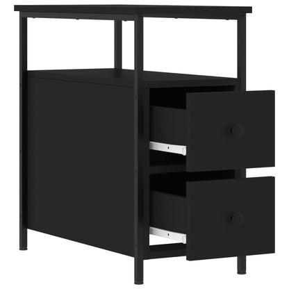 Nattbord Sengbord Svart 30x60x60 cm