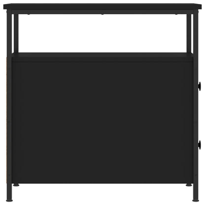 Nattbord Sengbord Svart 30x60x60 cm